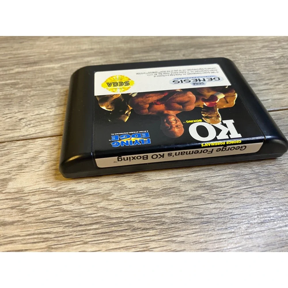 George Foreman's KO Boxing Sega Genesis‎ CIB Complete with Manual Flying Edge